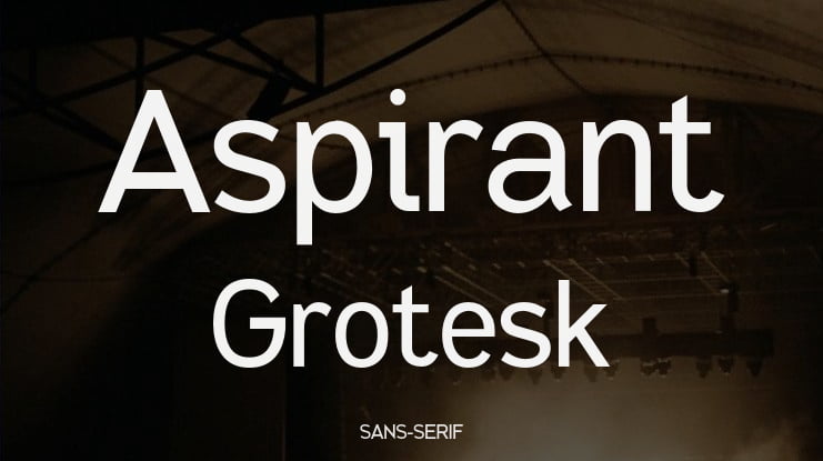 Aspirant Grotesk Font Family