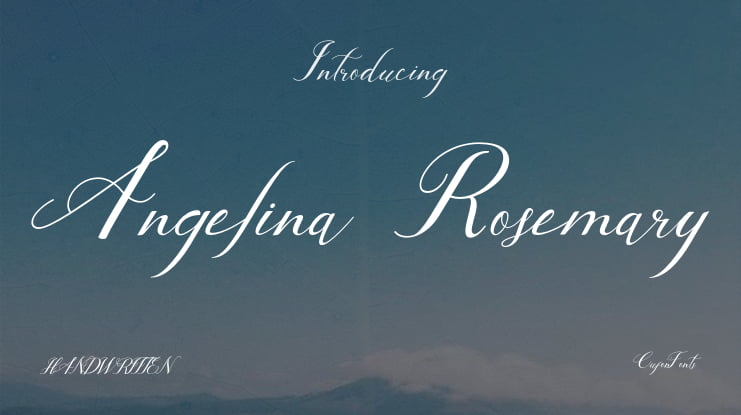 Angelina Rosemary Font