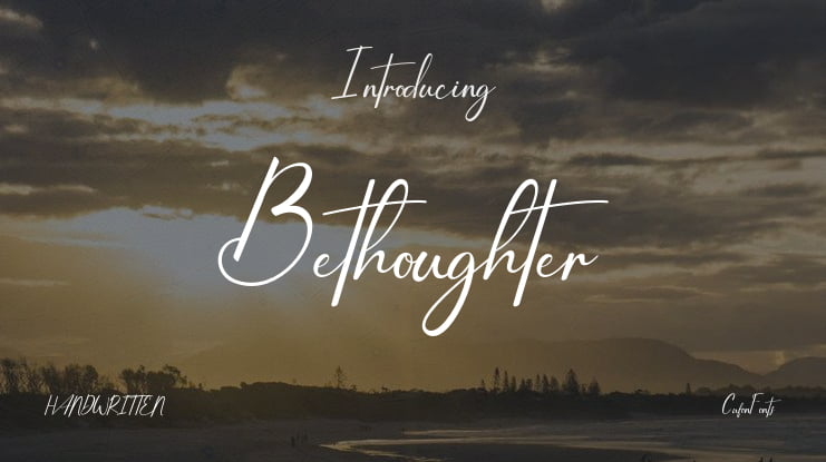 Bethoughter Font