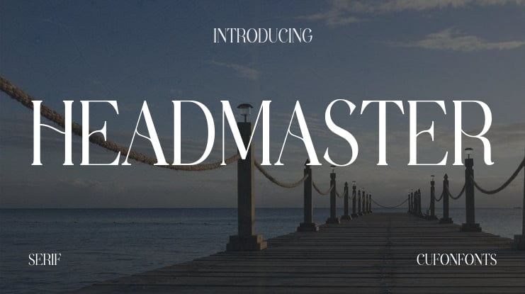 headmaster Font