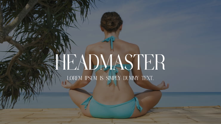 headmaster Font