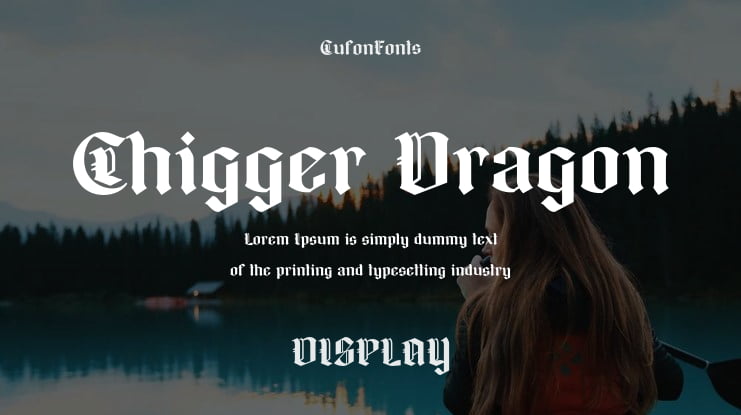 Chigger Dragon Font