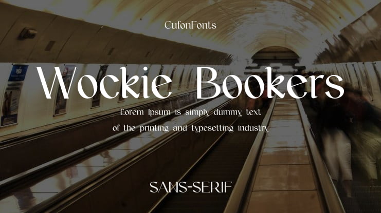 Wockie Bookers Font