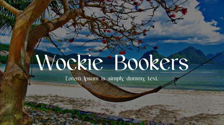 Wockie Bookers Font