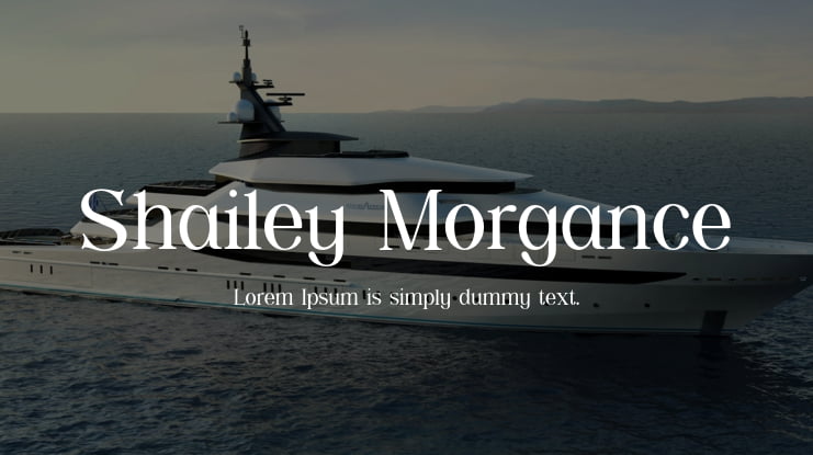 Shailey Morgance Font Family