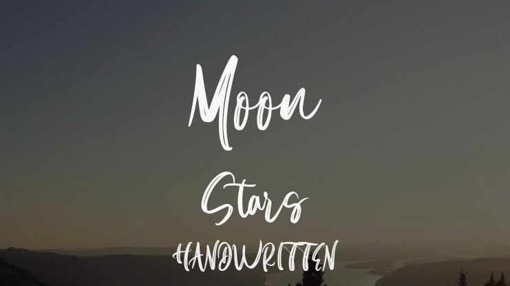 Moon Stars Font