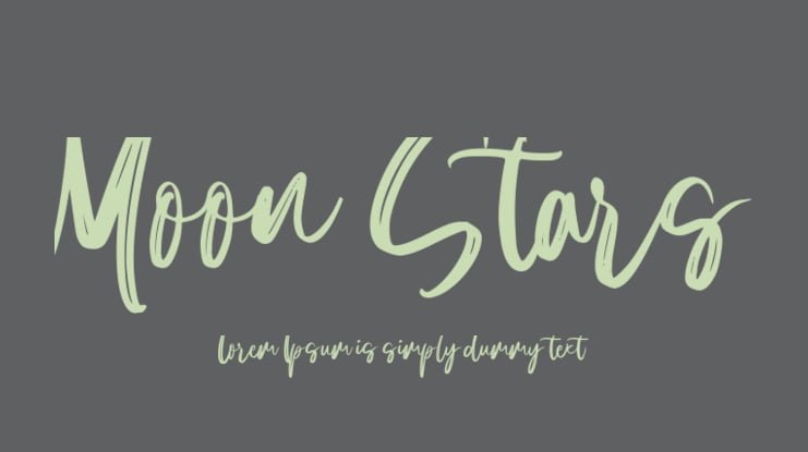 Moon Stars Font