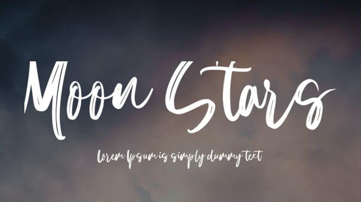 Moon Stars Font