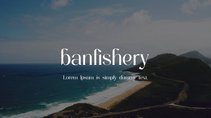 banfishery Font