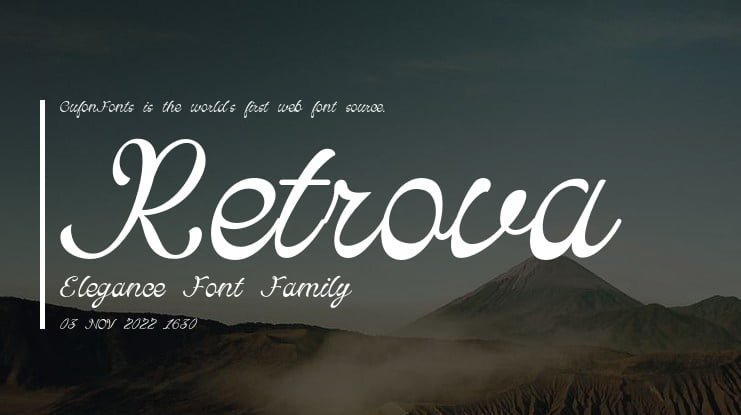 Retrova Elegance Font