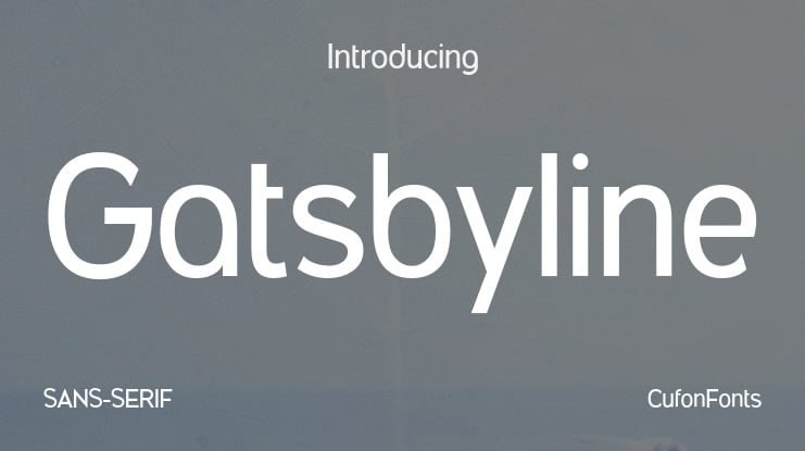 Gatsbyline Font Family