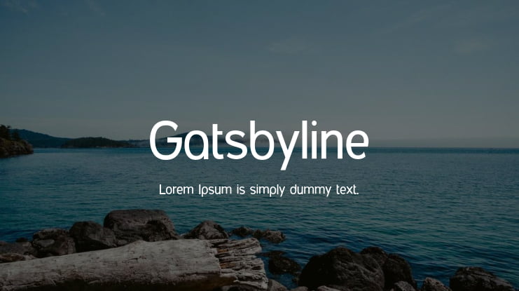 Gatsbyline Font Family