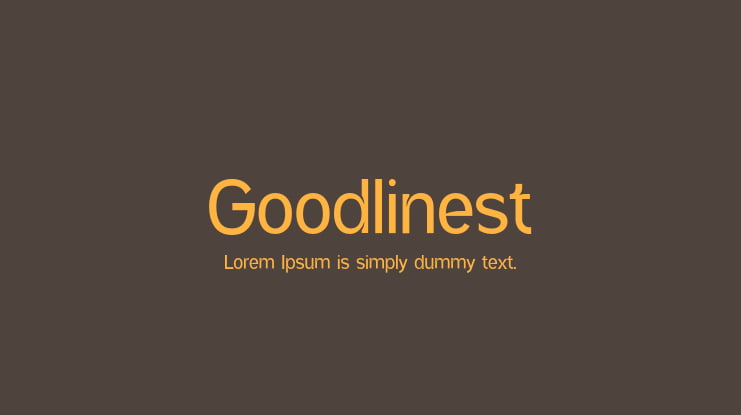 Goodlinest Font Family