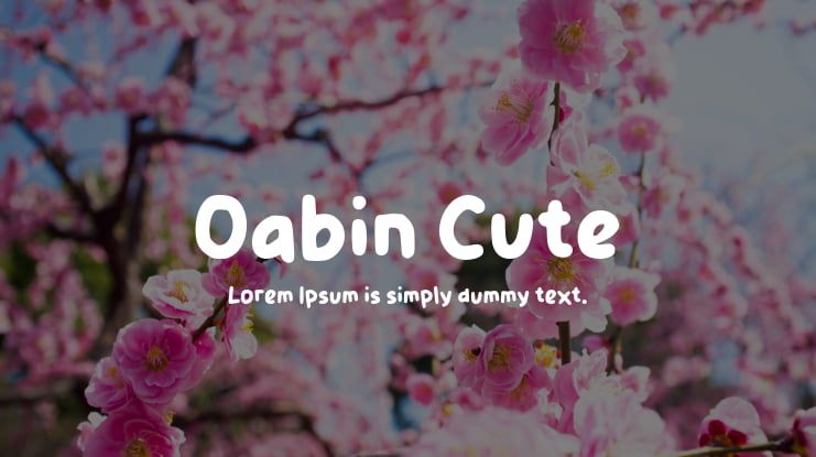 Oabin Cute Font