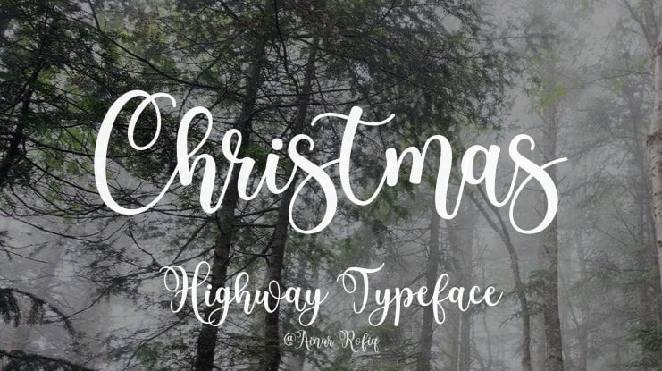 Christmas Highway Font