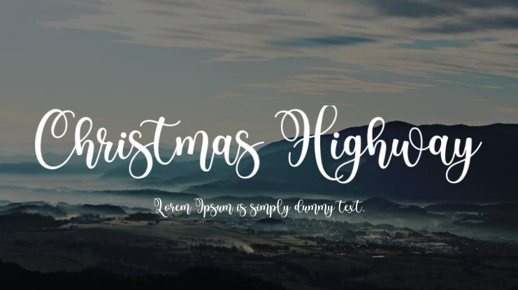 Christmas Highway Font