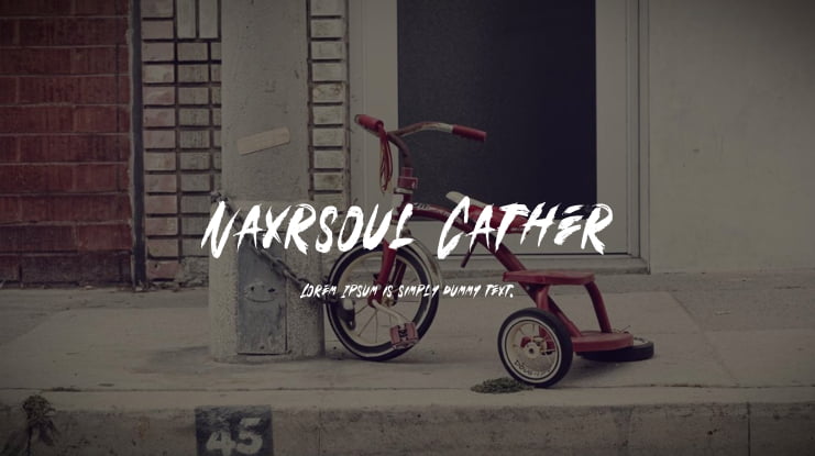 Naxrsoul Cather Font