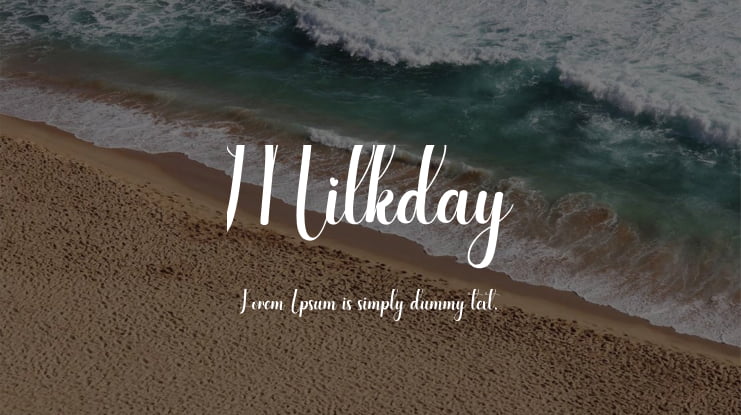 Milkday Font