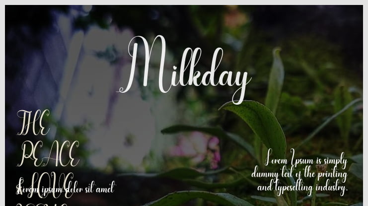 Milkday Font