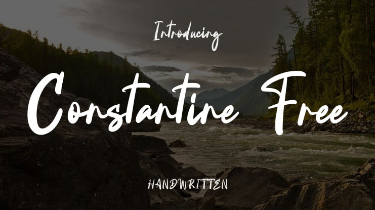 Constantine Free Font