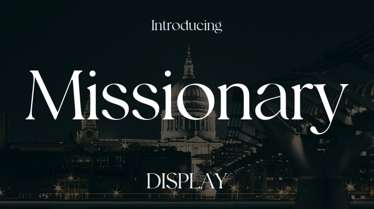 Missionary Font Family