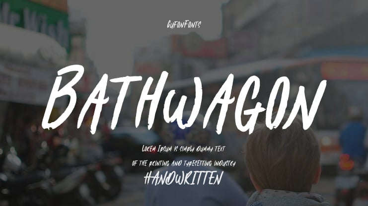 Bathwagon Font