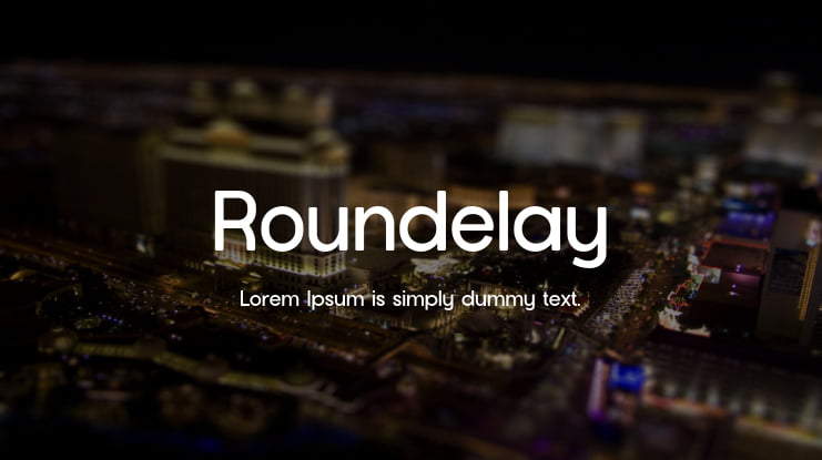 Roundelay Font Family