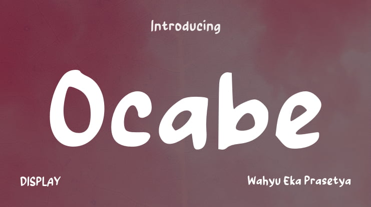 Ocabe Font