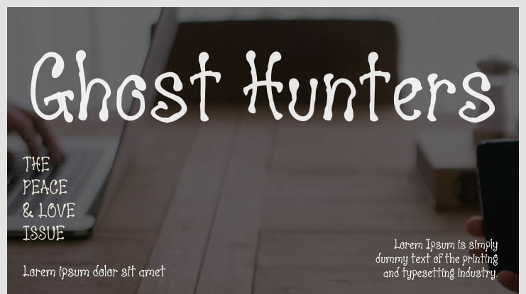 Ghost Hunters Font