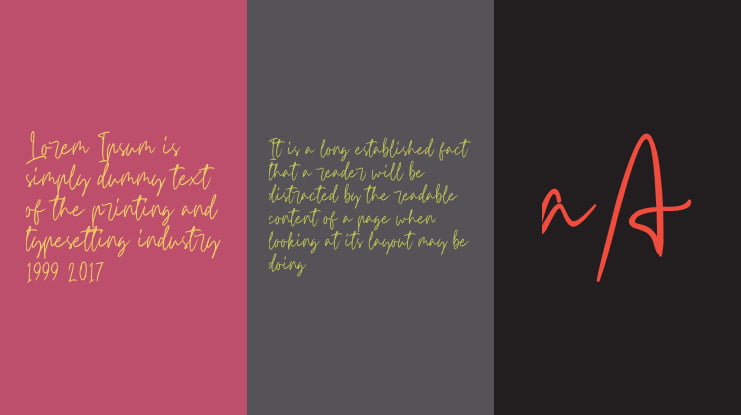 Carnollia Signature Trial Version Font