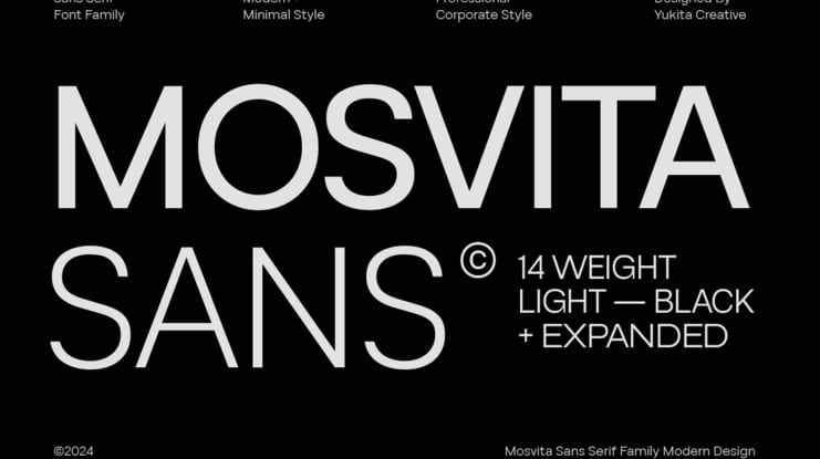 Mosvita Font Family