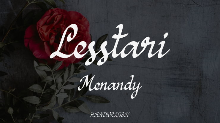 Lesstari Menandy Font