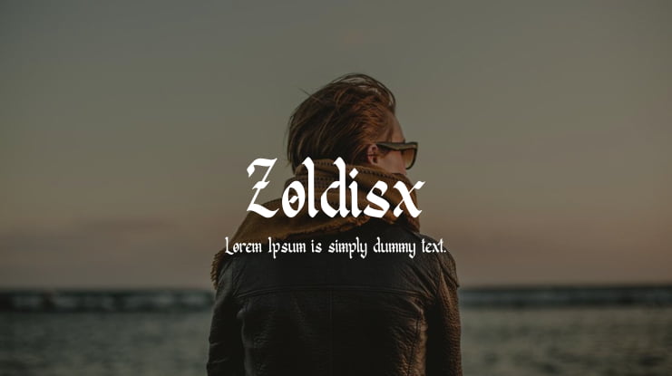 Zoldisx Font