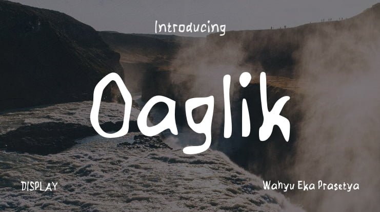 Oaglik Font