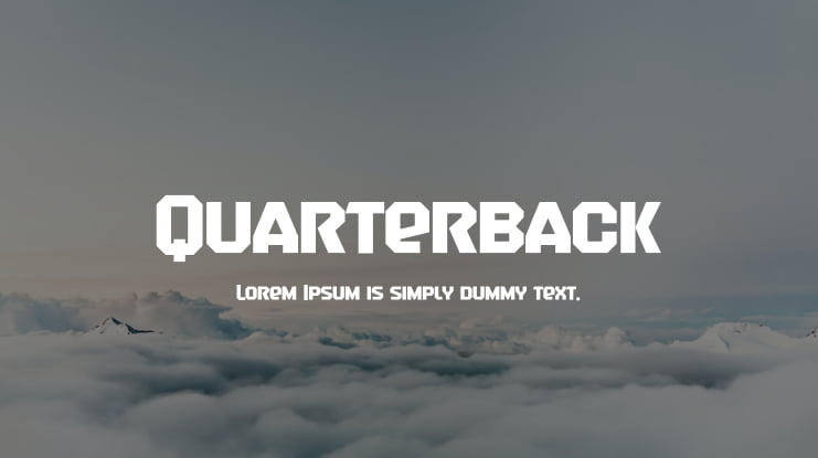 Quarterback Font Family