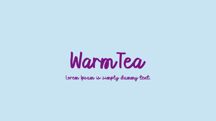 WarmTea Font