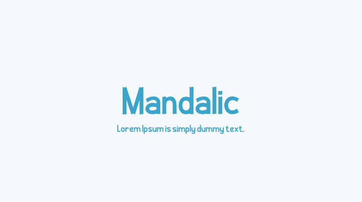 Mandalic Font