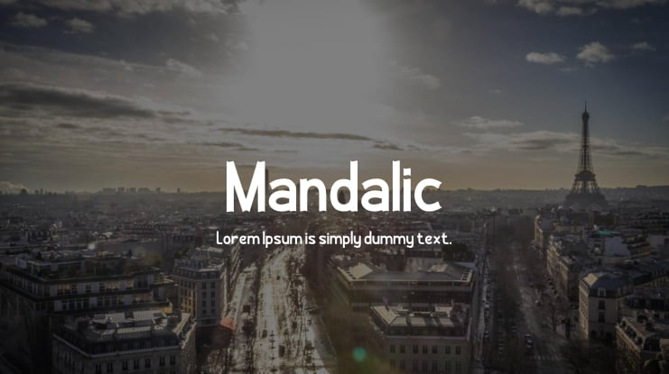 Mandalic Font