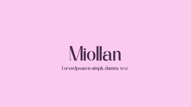 Miollan Font