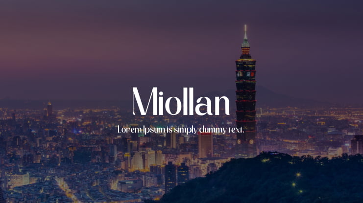 Miollan Font