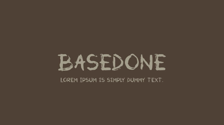 Basedone Font