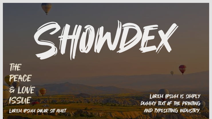 Showdex Font