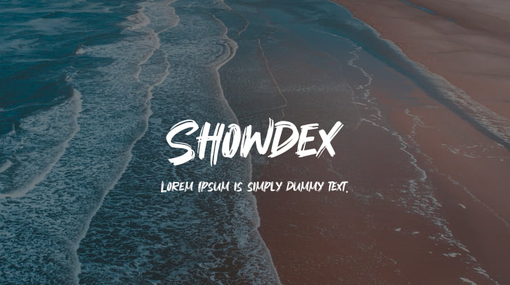 Showdex Font