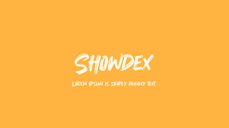 Showdex Font