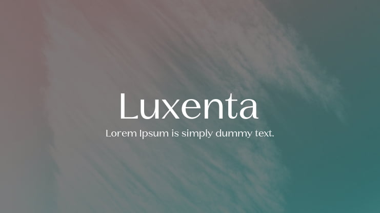 Luxenta Font Family