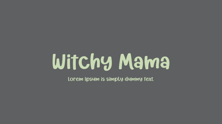 Witchy Mama Font