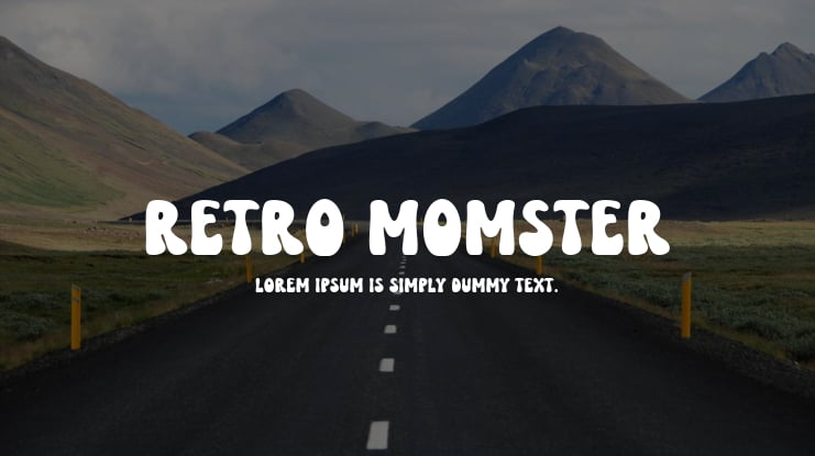 Retro Momster Font