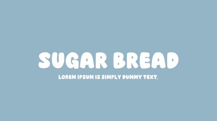 Sugar Bread Font