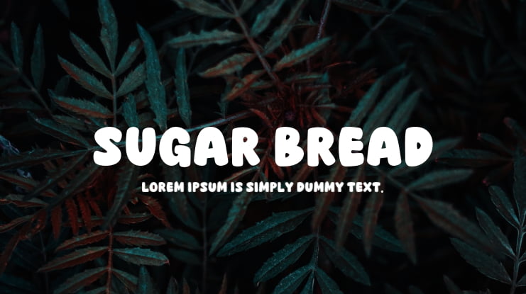 Sugar Bread Font