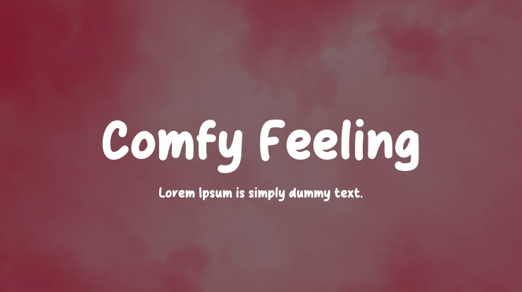 Comfy Feeling Font